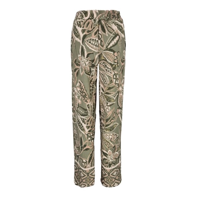 S FOS broek Rikki bloem Army print